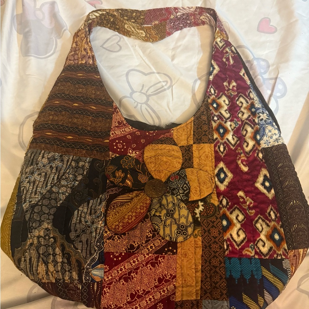 Patchwork Boho Bag - Multicolor - image 1